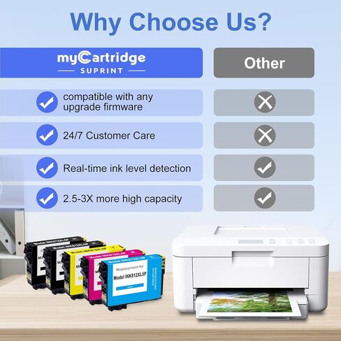 MC SUPRINT Remanufactured Ink Cartridges Replacement for Epson 812XL 5PK in Saudi Arabia
