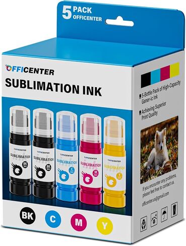 OFFICENTER Sublimation Ink Compatible with ET Inkjet Printers in Saudi Arabia