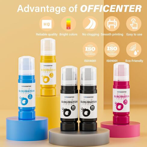 OFFICENTER Sublimation Ink Compatible with ET Inkjet Printers in Saudi Arabia