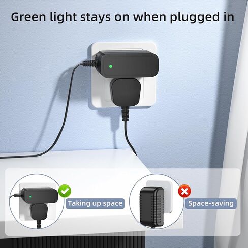 Charger for MOHOM Nova V5 Cordless Vacuum Cleaner, 36V Replacement Charger Compatible with UNINELL UV5 Handheld Vacuums 29.6V Battery Vacuum Cleaner AC Power Adapter in Saudi Arabia