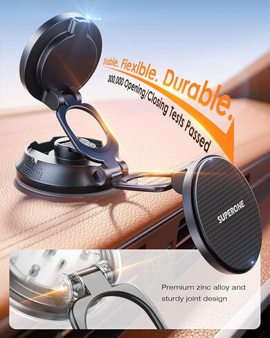 SUPERONE Car Phone Holder for Magsafe, 360° Adjustable Magnetic Car Mount in Kuwait