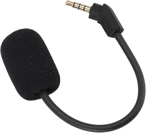 Acouto Replacement Headset Microphone for Cloud with Noise Cancelling Features Adjustable Omnidirectional Sound 3.5mm Plug - 1 Unit in Saudi Arabia