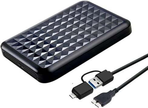 Ultra Slim Portable External Hard Drive 2.5'' USB 3.0 HDD Storage for PC, Mac, Laptop, PS4, PS5, Xbox one (250GB) in Saudi Arabia