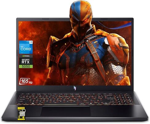 Acer Nitro V 15 Gaming Laptop 15.6" FHD IPS 165Hz Intel 8-core i5-13420H 16GB RAM 1TB SSD GeForce RTX 5050 DLSS4 (Up to 440 AI Tops) Backlit Thunderbolt Wi-Fi6 Win11 ICP Acc in Saudi Arabia