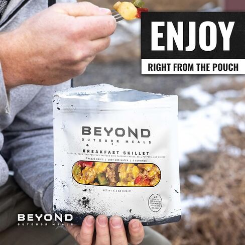 Beyond Outdoor Meals Breakfast Skillet | Freeze Dried Camping & Backpacking Food | High Protein Meals | Just Add Water in Saudi Arabia