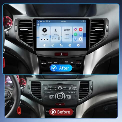 4GB+128GB Car Stereo for Honda Accord 2008-2012/Spirior 2009-2013/Acura TSX 2008-2012, 9-Inch in-Cell Touchscreen 720x1280p Android Car Radio Wireless CarPlay Android Auto FM BT WiFi in Saudi Arabia