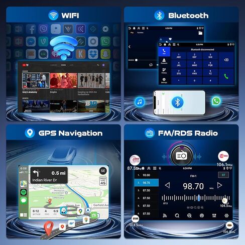 4GB+128GB Car Stereo for Honda Accord 2008-2012/Spirior 2009-2013/Acura TSX 2008-2012, 9-Inch in-Cell Touchscreen 720x1280p Android Car Radio Wireless CarPlay Android Auto FM BT WiFi in Saudi Arabia