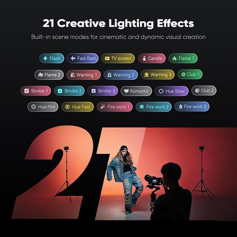 PHOTOOLEX X2049S Panel Light, RGB Photography Light, Portable Camera Light in Kuwait