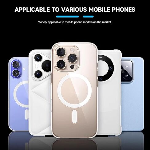 Car Phone Holder, 360 Degree Rotation Air Vent Mobile Phone Stand Cradle with Stable Hook Clamp, Hands-Free Automotive Interior Cellphone Mount, Universal for Most Smartphones in Kuwait