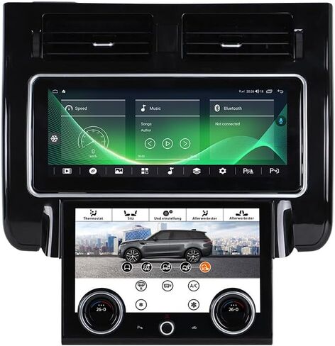 12.3" +10.1" Dual Screen Android 15.0 Car Radio for Land Rover Range Rover Sport L320 2005-2009 Stereo Upgrade GPS Navigation Head Unit (4+64GB) in Saudi Arabia