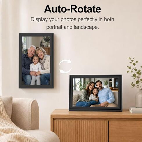 WiFi Digital Picture Frame, 10.1 Inch IPS Touchscreen, Easy to Use in Saudi Arabia