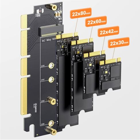 M.2 NVMe SSD to PCIE X16 Adapter 64Gbps in Kuwait