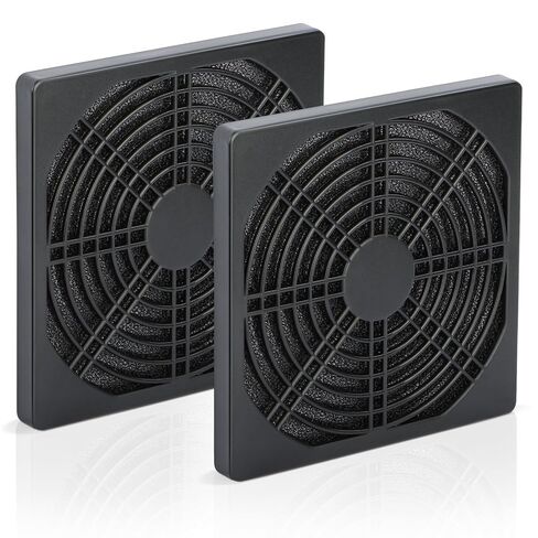 2pcs 120mm Computer Fan Dust Filter, Tool-Free Plastic Cover Mess in Saudi Arabia