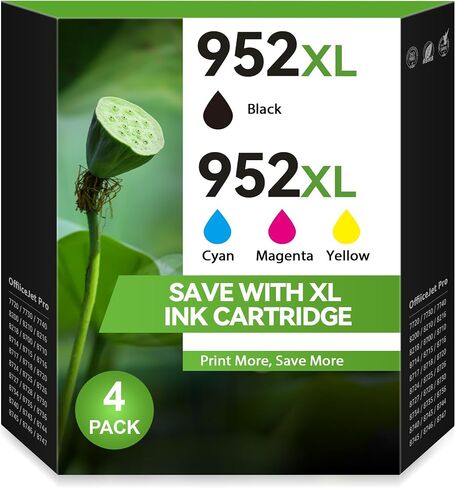 952XL Replacement for HP 952XL Ink Cartridges Combo Pack HP 952 4 Pack in Saudi Arabia