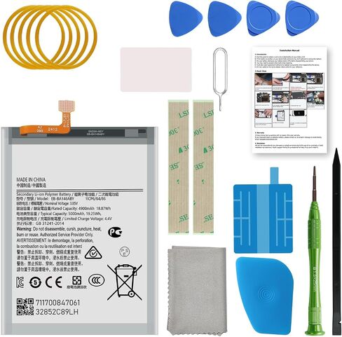 for A14 5G Battery EB-BA146ABY Replacement Kits for Samsung Galaxy A14 5G SM-A146U/U1/W Series with Repair Tools Kit and User Manual in Saudi Arabia