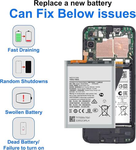 for A14 5G Battery EB-BA146ABY Replacement Kits for Samsung Galaxy A14 5G SM-A146U/U1/W Series with Repair Tools Kit and User Manual in Saudi Arabia