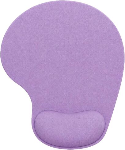 Mouse Pad with Wrist Support, Ergonomic Mouse Pads with Memory Foam Wrist Rest, Easy Typing Pain Relief, Comfortable Home Office Computer Wrist Support Pads for Working Studying Gaming, Purple in Saudi Arabia