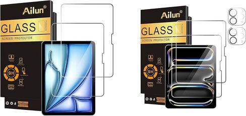 Ailun for iPad Air11/ Pro11 Inch Screen Protector[2 Pack] and Screen Protector for iPad Pro 11 inch 2Pack+2Pack Lens Protector in Saudi Arabia