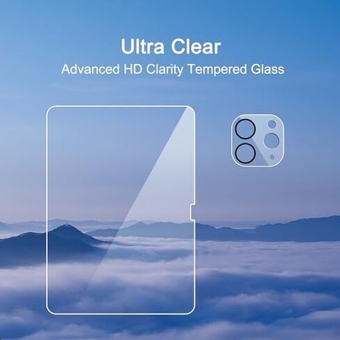 Ailun for iPad Air11/ Pro11 Inch Screen Protector[2 Pack] and Screen Protector for iPad Pro 11 inch 2Pack+2Pack Lens Protector in Saudi Arabia
