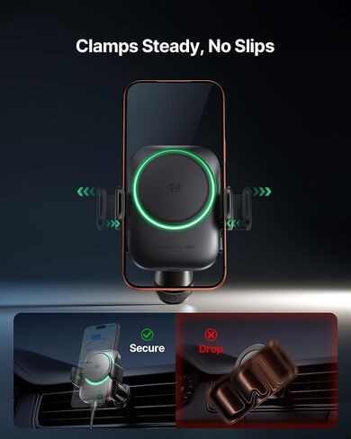 INIU MagSafe Car Mount Charger, Original Qi2.2 Certified 25W Fast Charging in Saudi Arabia