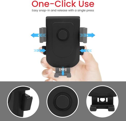 Baby Stroller Phone Holder, Universal Handlebar Phone Mount Black in Saudi Arabia