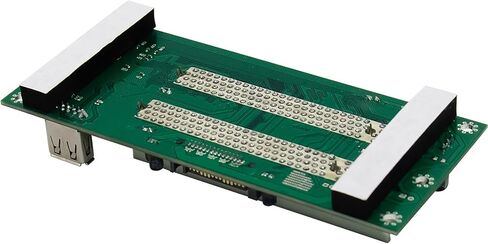 Inline Interface Card PCIe x1 to 2X PCI 32-Bit, PCI Slot Expansion for Old Cards, No Driver, 76619K in Saudi Arabia