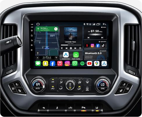 8Core Android 15 Car Stereo Radio for Chevy Silverado GMC Sierra 2014-2018 in Saudi Arabia