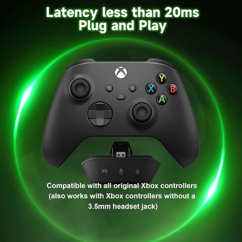 Dinosoo Wireless Gaming Headset for Xbox One Series X/S with Game/Chat Audio Balance, Mic Mute, 3D Surround Sound, Foldable Bluetooth Headset Works with PS5, Mac, PC, NS‌ - Long Battery Life in Saudi Arabia