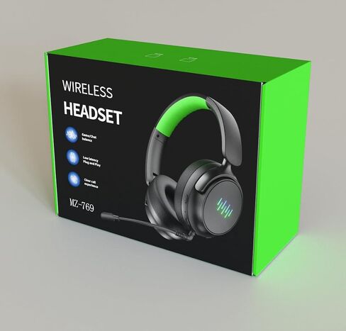 Dinosoo Wireless Gaming Headset for Xbox One Series X/S with Game/Chat Audio Balance, Mic Mute, 3D Surround Sound, Foldable Bluetooth Headset Works with PS5, Mac, PC, NS‌ - Long Battery Life in Saudi Arabia