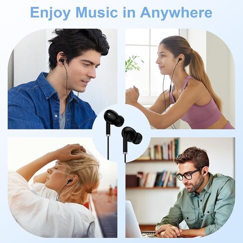 USB C Wired Earbuds Type C Headphone Headset Earphone USBC Earbuds with Mic in Kuwait