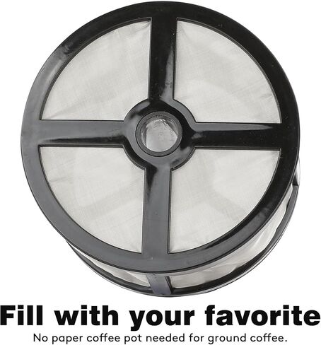 7-14 Cup Reusable Coffee Filter for Percolator Coffee Pot (Black) in Saudi Arabia