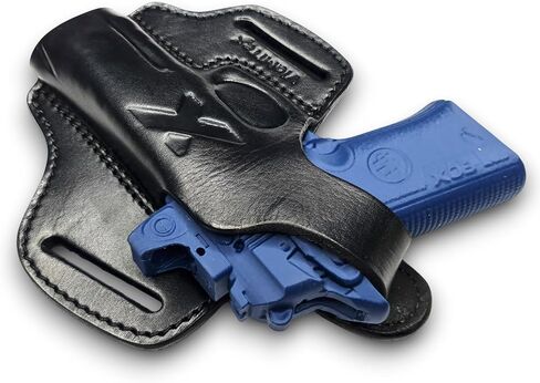 حافظة جلدية VlaMiTex B38 OWB لسلسلة Beretta 80 متضمنة. 80X Cheetah (الحضري التكتيكي)، 81/82 (.32 ACP)، 84/84F/84FS، 85/85F، 87 قياسي - جاهز للبصريات in Kuwait