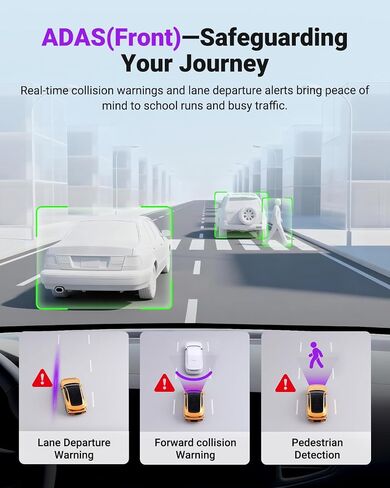Vantrue S1 Pro DMS 2.7K Dash Cam Front and Inside, STARVIS 2 AI Dash Camera in Saudi Arabia