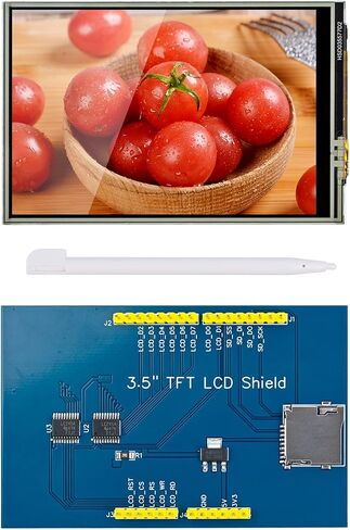 Hosyond 3.5 inch 480X320 TFT Touch Screen Module LCD Display Shield with SD Card Socket Compatible with Arduino R3 Mega2560 in Kuwait