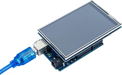 Hosyond 3.5 inch 480X320 TFT Touch Screen Module LCD Display Shield with SD Card Socket Compatible with Arduino R3 Mega2560 in Kuwait
