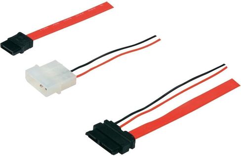 20" SATA Data and Power Slimline Combo Cable Adapter with LP4 Power 20in20 SATA Data and Power Slimline Combo Cable Adapter with LP4 Power 20in in Saudi Arabia