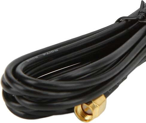 Fafeicy XP-5G-006 15dBi 5G 600-6000MHz 9.8ft Copper Rod External Magnetic Base with SMA Male Gold Plated Connector RG174 Cable for Outdoor Signal Router Modem Cell Phone in Saudi Arabia