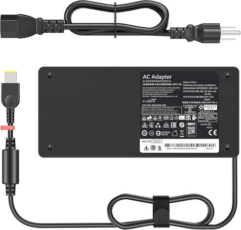 300W Laptop Charger Compatible with Lenovo Legion 7i AC Adapter in Saudi Arabia