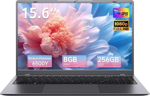 15.6 Inch Laptop Computer, 8GB RAM 256GB SSD, Pentium Gold Processor in Kuwait