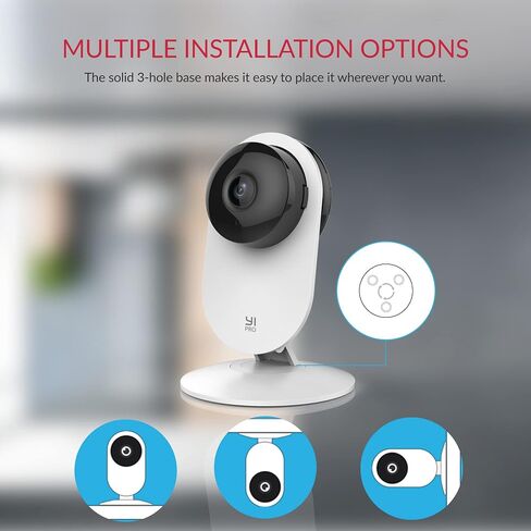 YI Pro 2K Home Security Camera 2Packs,2.4GHz WiFi with Smart Detection in Saudi Arabia
