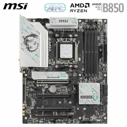 Micro Center CPU Motherboard Memory Combo: AMD Ryzen 7 7700X CPU Processor + MSI B850 Gaming Plus WiFi Motherboard + KLEVV Bolt V DDR5 32GB (2x16GB) 6000MHz CL28 Desktop Ram Memory White in Kuwait