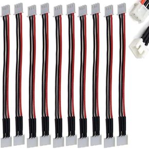 JST-XH 2S Balance Plug Extension Lead Wire 200mm 10 PCS for LiPo Battery Balance Charging 22AWG Silicone in Saudi Arabia