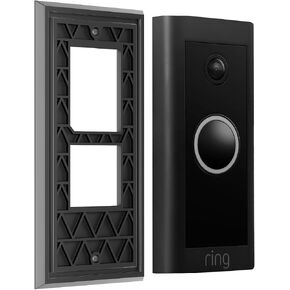 No Drill Doorbell Mount for Battery 2020 - Damage-Free 3M Tape Holder, Rental Friendly No Screws Wall Plate Bracket for Apartment ( doorbell 2020 Mount) in Saudi Arabia