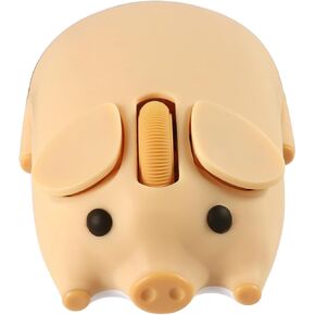 Cute Bluetooth Wireless Mouse with 2.4GHz USB Receiver, Cartoon Pig Dual Mode Computer Mouse Silent Clicks, Optical Mice for Laptops Mac iPad PC Chromebook Office Students Home Gift(Pink) in Saudi Arabia