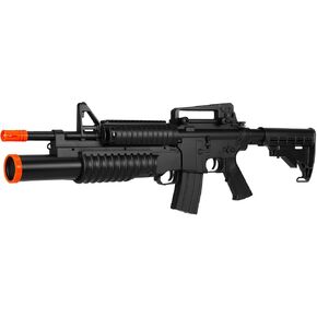 320 FPS AEG M4 Airsoft Rifle Electric Gun w/Triple Shot Launcher & Hi Capacity Magazine in Kuwait