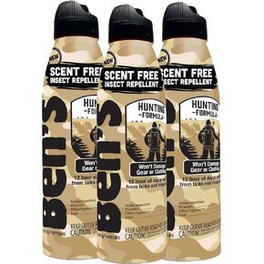 Ben's Hunting Formula Tick & Mosquito Repellent, 6 fl oz, 3 Pack in Kuwait