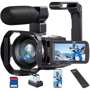 Pro Camcorder with 1 4K UHD CMOS Sensor Dual-Pixel AF 15x Optical Zoom and 600x Digital for Video Imaging in Saudi Arabia