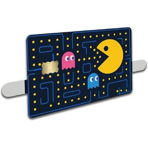 غلاف لاصق لبطاقة الائتمان مكون من قطعتين - تصميم محاكاة ساخرة لألعاب Arcade المتاهة الرجعية - أغطية بطاقات متينة من الفينيل in Kuwait