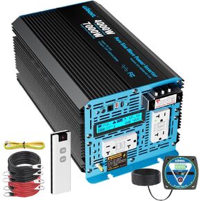 24V 4000W Pure Sine Wave Inverter 24V DC to 120V AC, 7000W Max in Saudi Arabia