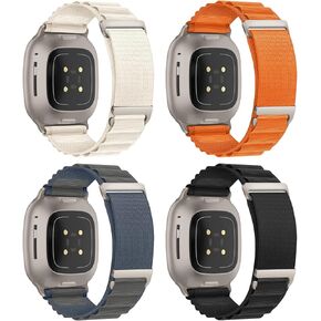 6 حزم حزام رياضي متوافق مع Apple Watch Ultra 2 Band 49mm 46mm 45mm 44mm 42mm للرجال والنساء، حلقة مسار من النايلون قابلة للتنفس وحلقة جبال الألب لـ iWatch Ultra 3/Ultra/Series 11 10 9 8 7 6 5 4 3 SE in Saudi Arabia